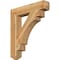 Ekena Millwork Merced Craftsman Rough Sawn Bracket, Western Red Cedar, 6"W x 34"D x 38"H BKT06X34X38MRC04RWR - alternate 1